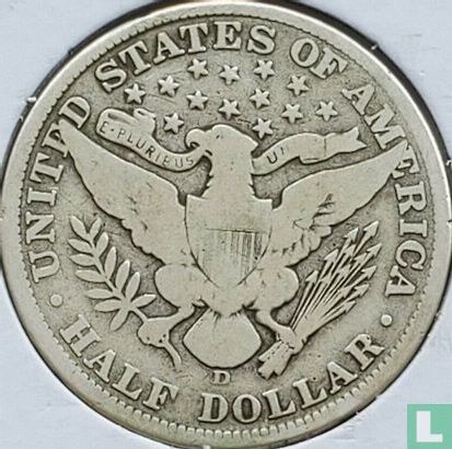 Verenigde Staten ½ dollar 1908 (D) - Afbeelding 2