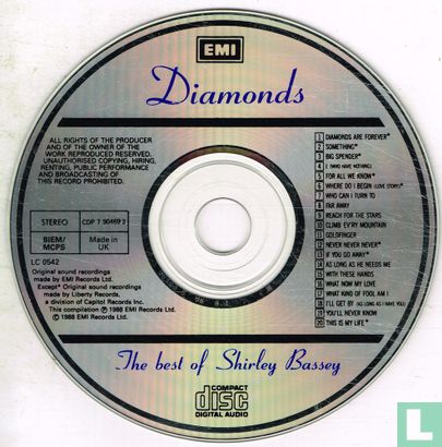 Diamonds - The Best of Shirley Bassey - Afbeelding 3