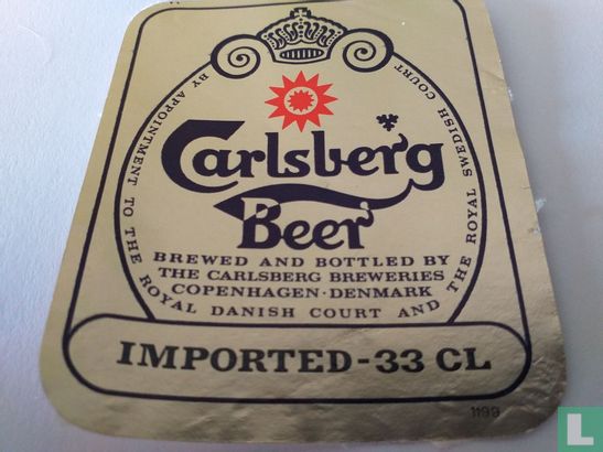 Carlsberg beer Imported 