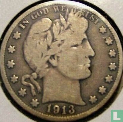 Vereinigte Staaten ½ Dollar 1913 (ohne Buchstabe) - Bild 1