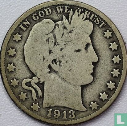 United States ½ dollar 1913 (D) - Image 1