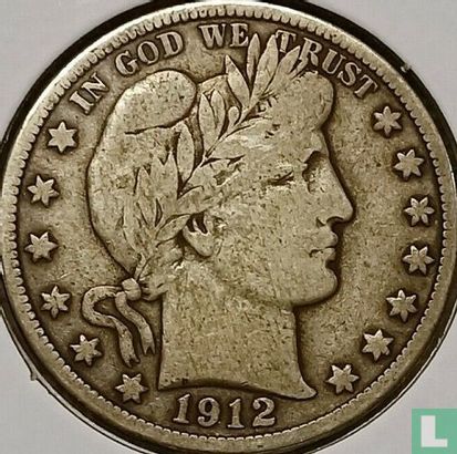États-Unis ½ dollar 1912 (D) - Image 1
