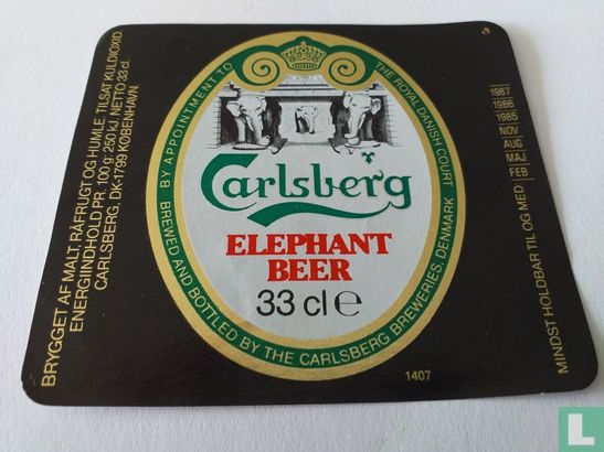 Carlsberg Elephant beer 