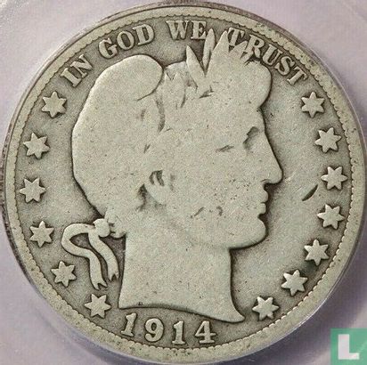 États-Unis ½ dollar 1914 (sans lettre) - Image 1