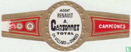 Agent Renault  A. Cartonnet Total 01-Villard-les-Dombes - Campeones - Bild 1