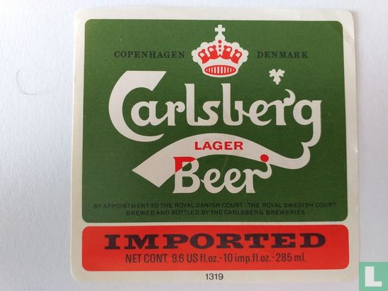 Carlsberg Lager beer