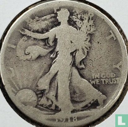 Verenigde Staten ½ dollar 1918 (D) - Afbeelding 1
