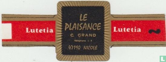Le Plaisance C. Grand Téléphone : 7 47190 Nicole - Lutetia - Lutetia - Afbeelding 1
