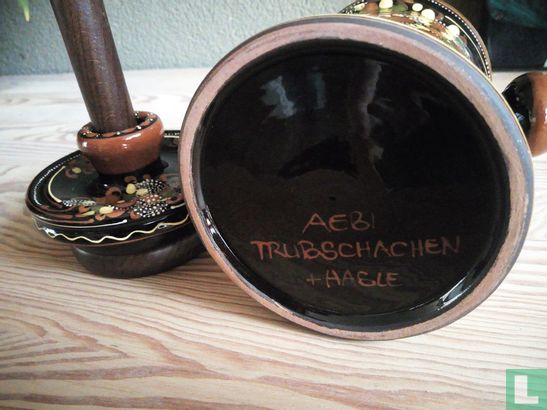 Schweizer Keramik - Butterfasstopf - Aebi Trubschachen Hasle - Bild 2