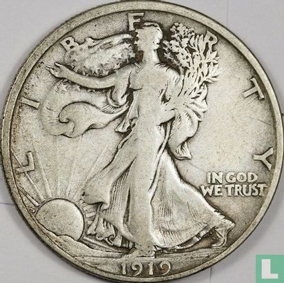 Verenigde Staten ½ dollar 1919 (D) - Afbeelding 1