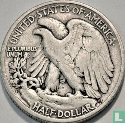 États-Unis ½ dollar 1921 (S) - Image 2