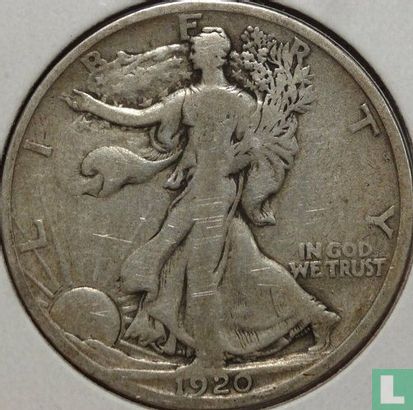 Verenigde Staten ½ dollar 1920 (D) - Afbeelding 1