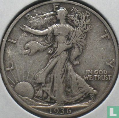 Verenigde Staten ½ dollar 1936 (S) - Afbeelding 1