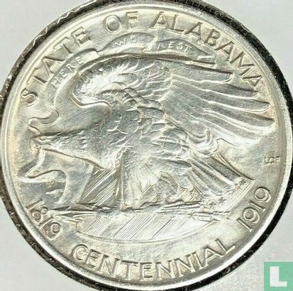 United States ½ dollar 1921 (type 2) "Alabama centennial" - Image 2