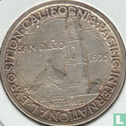 Verenigde Staten ½ dollar 1935 "California-Pacific international exposition in San Diego" - Afbeelding 1