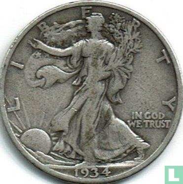 Verenigde Staten ½ dollar 1934 (S) - Afbeelding 1