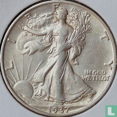 United States ½ dollar 1937 (S) - Image 1