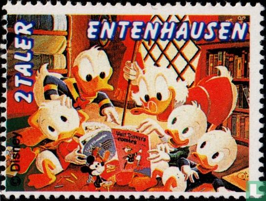 Entenhausen - Familie Duck leest strips