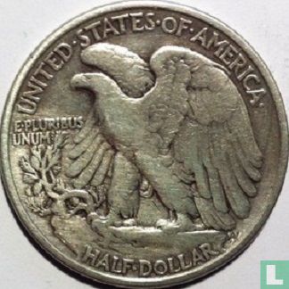 États-Unis ½ dollar 1938 (sans lettre) - Image 2