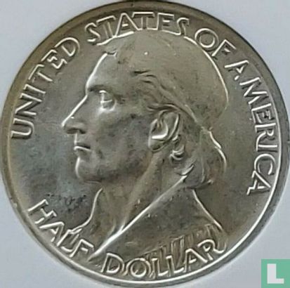 États-Unis ½ dollar 1936 (sans lettre) "Bicentennial Birth of Daniel Boone" - Image 2