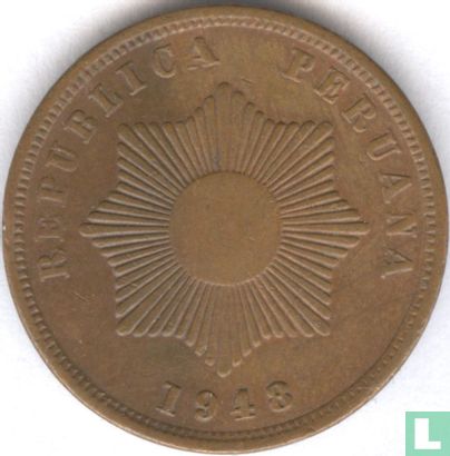 Peru 2 centavos 1948 - Afbeelding 1