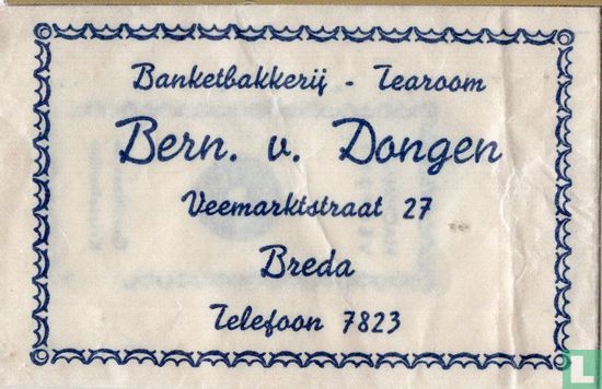 Banketbakkerij Tearoom Bern. v. Dongen - Afbeelding 1