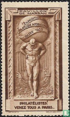 Internationale postzegeltentoonstelling Parijs