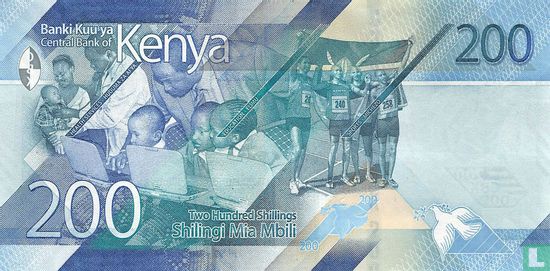 Kenya 200 Shilingi 2019 - Image 2