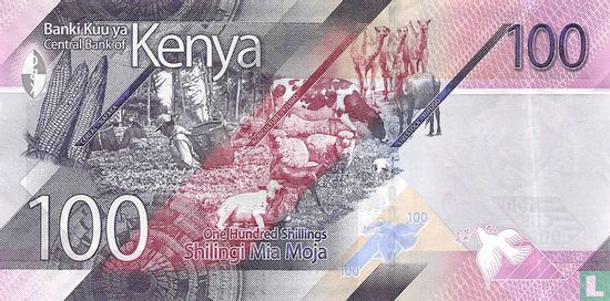 Kenya 100 Shillings 2019 Remplacement - Image 2