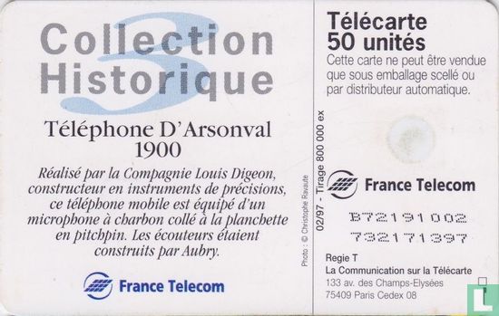 Téléphone D'Arsonval - Afbeelding 2