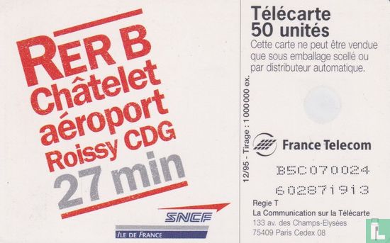 SNCF Rer B Châtelet aéroport Roissy CDG - Bild 2