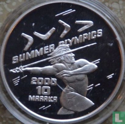 Bosnië en Herzegovina 10 marka 1998 (PROOF) "2000 Summer Olympics in Sydney" - Afbeelding 2