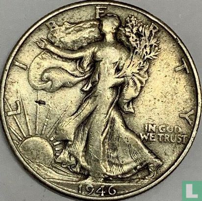 Vereinigte Staaten ½ Dollar 1946 (ohne Buchstabe - Typ 2) - Bild 1