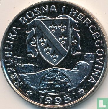Bosnia and Herzegovina 500 dinara 1995 "Hedgehogs" - Image 1