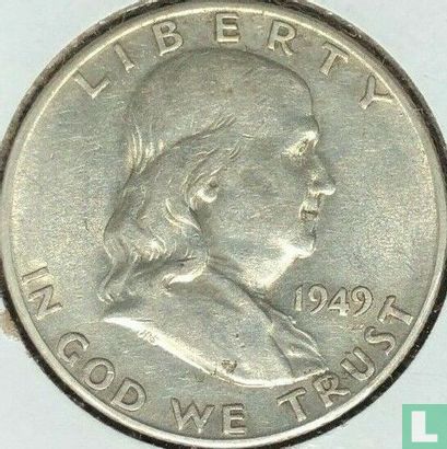 États-Unis ½ dollar 1949 (S) - Image 1