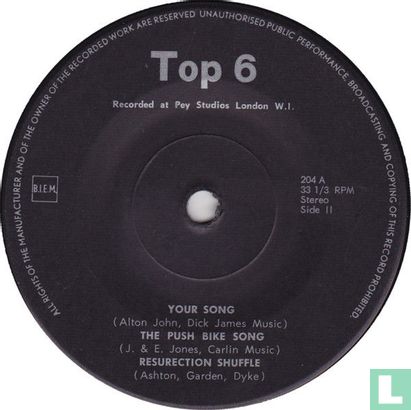 6 Top Hits From England - Afbeelding 3