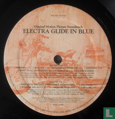Electra Glide in Blue (Original Motion Picture Soundtrack) - Afbeelding 3