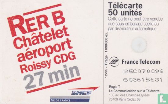 SNCF Rer B Châtelet aéroport Roissy CDG - Bild 2
