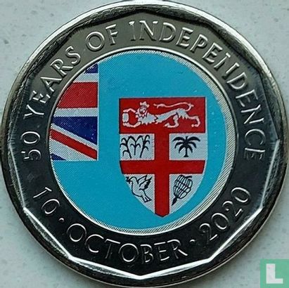 Fiji 50 cents 2020 "50 years of Independence" - Afbeelding 2