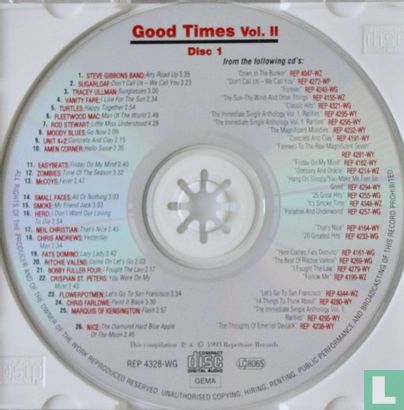 Good Times Vol. II - Rock & Pop 1958-1984 - Image 3