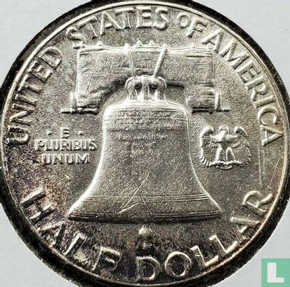 États-Unis ½ dollar 1953 (sans lettre) - Image 2