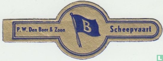 B - P.W. Den Boer & Zoon - Scheepvaart - Afbeelding 1