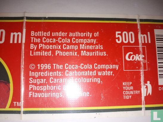 Etiquette Coca-Cola - Afbeelding 2