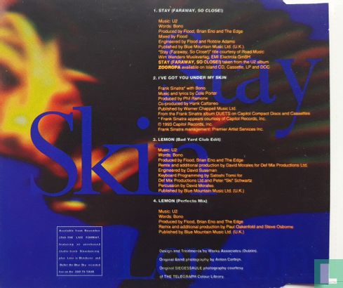 Stay (Faraway, so Close!) / I've got you Under my Skin - Image 2