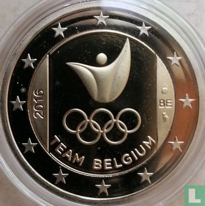 Belgium 2 euro 2016 (PROOF) "Rio 2016 Olympic Games -Team Belgium" - Image 1