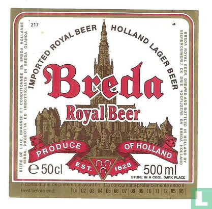Breda Royal beer