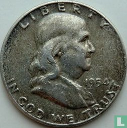 États-Unis ½ dollar 1954 (D) - Image 1