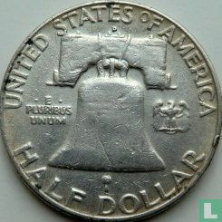 États-Unis ½ dollar 1954 (D) - Image 2