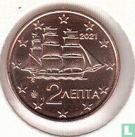 Griekenland 2 cent 2021 - Afbeelding 1
