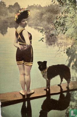 Dame met hond - Image 1